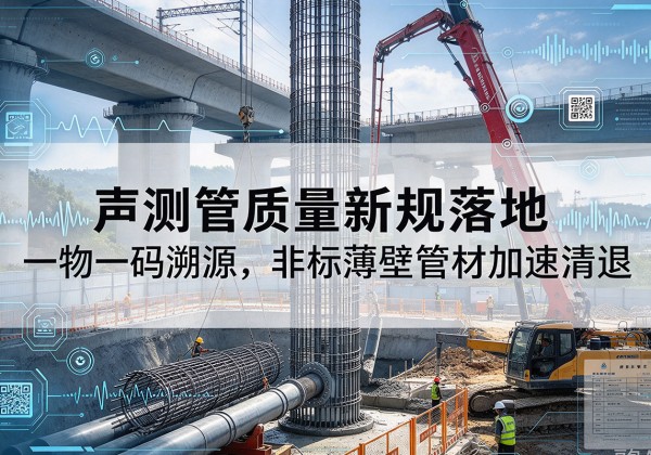 兴隆台声测管质量新规落地，一物一码溯源，非标薄壁管材加速清退